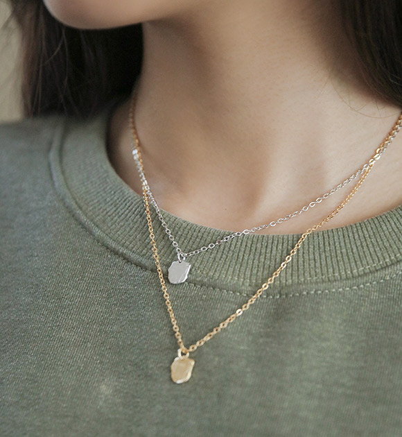 <br>9DA18726HH_Lalin Vintage pendant chain necklace
