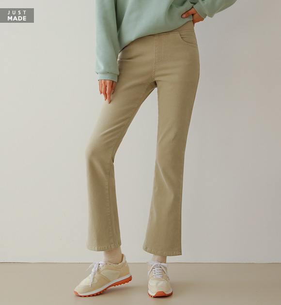 8DO0016_Comfortable napping wide banded bootcut pants