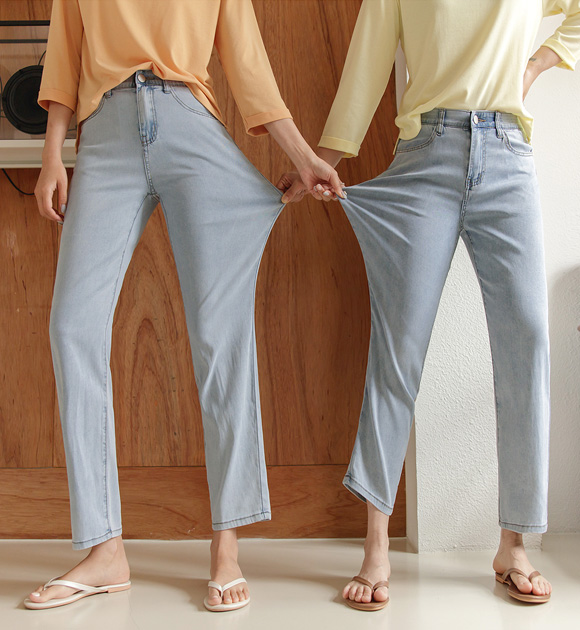 9DA23046JJ_Ultra-light Tencel Summer Baggy jeans (Short&Basic&Long 3type)