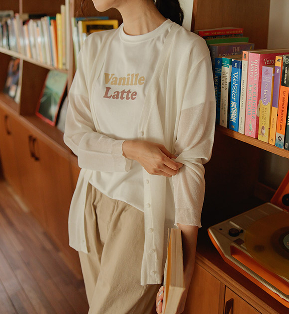 <br>8FO0122AA_Tavik Cool V-necked Half Cardigan