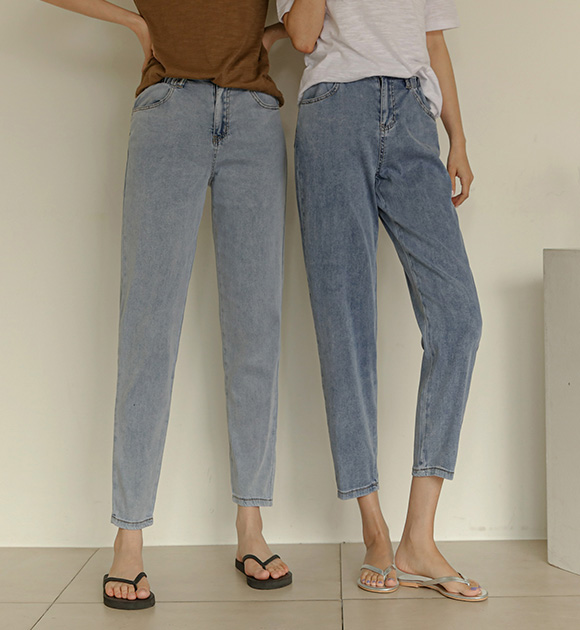 <br>8DA23157DD_Ultra light Tencel side banded Baggy jeans(Short&Basic&Long 3type)