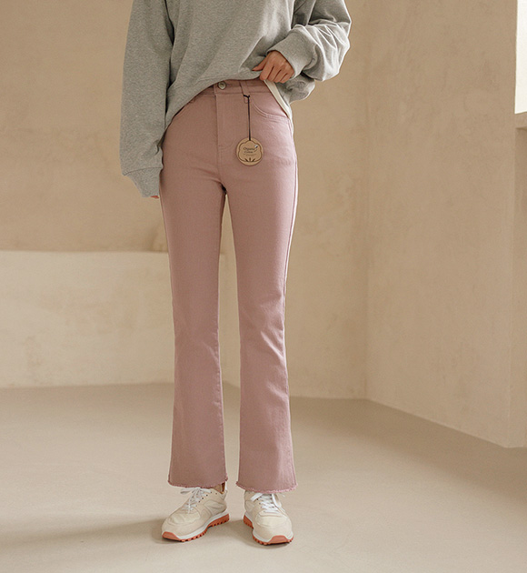 9DA23766JJ_ Eco Cotton Organic Cotton Bootcut Pants