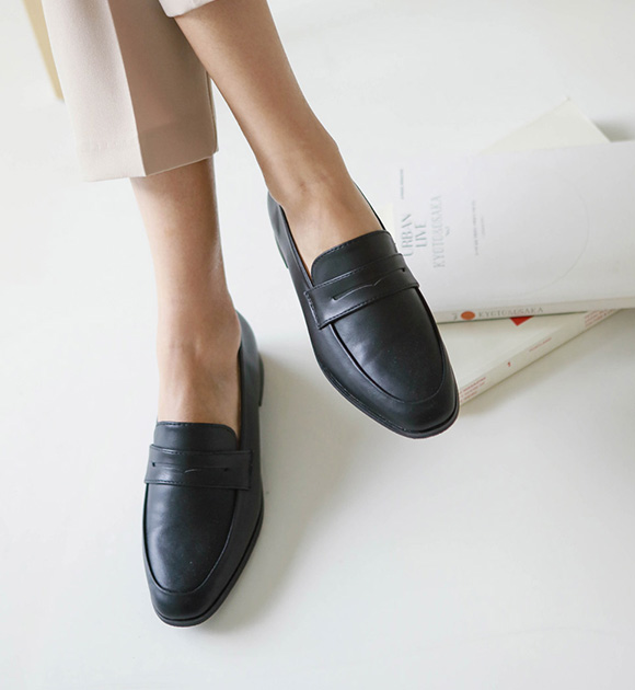 <br>9DA15180DD_Ivy simple penny loafers