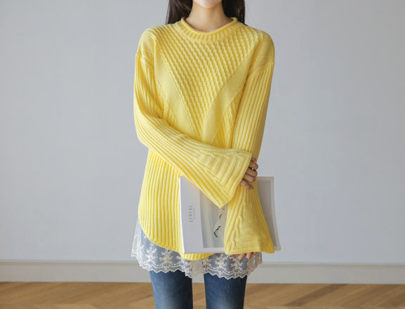 <br>7DA12068BB_Angel Soft Fit Spring knit wear