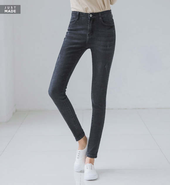 <br>7EJ162AA_ Honey spandex Chewy Black Jeans