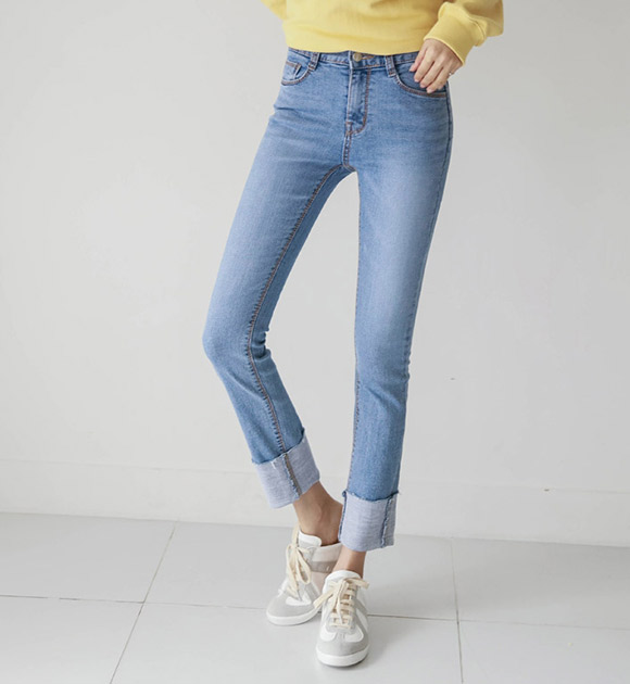 <br>9DA16625AA_Foryou Slim rolled-up Jeans