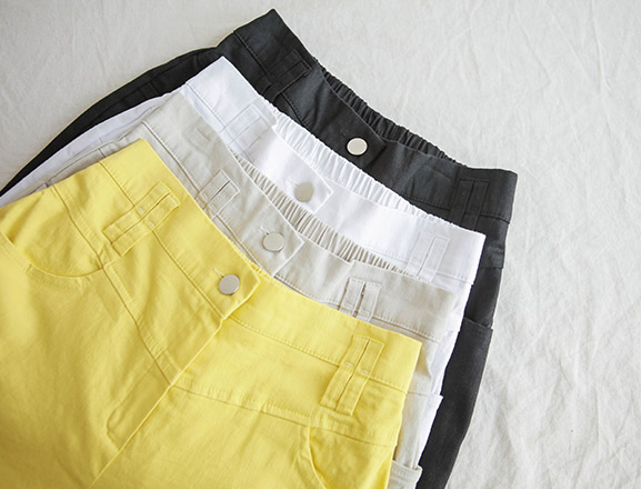 <br>8DA16884AA_ Age back banded color pants