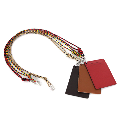 <br>DA3754_Multi leather card necklace