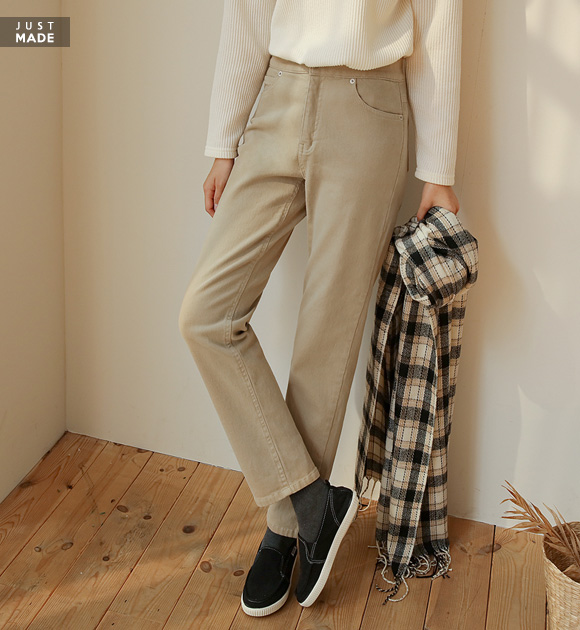 8DO0011_comfortable napping rounded obi baggy pants