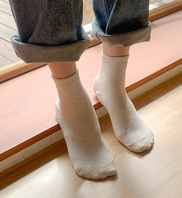 9DA26273AA_ Benny simple ankle sock