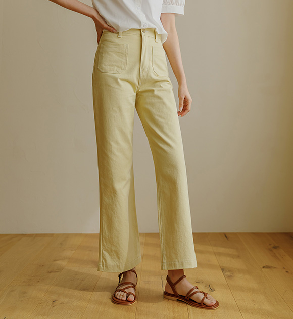 8DA27542AA_ Surril Mini Pocket Cotton Pants