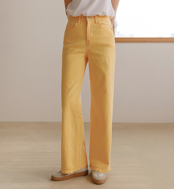 6DA27226AA_ Betty Pigment spandex wide pants