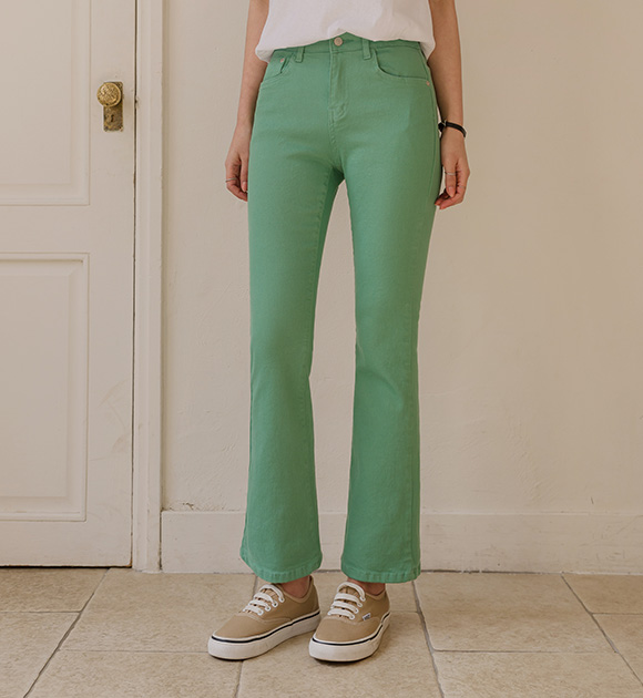 5DA27383AA_ Edil Stretchy Spandex Bootcut Pants