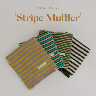 8DA28869YY_Voxel Stripe Knit Muffler
