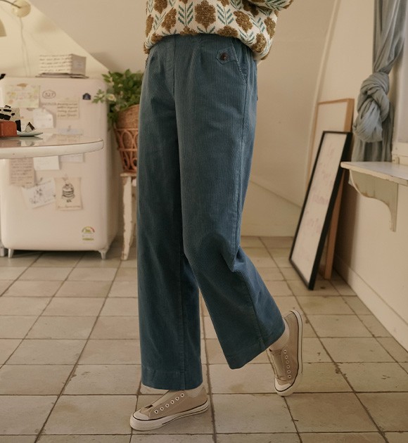 5DA28892KK_Mucki spandex buttoned full pants