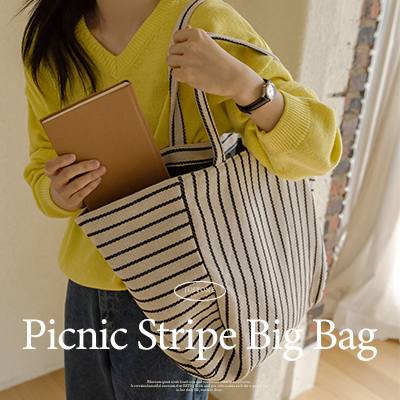 5DD00011SS_Picnic Stripe big bag