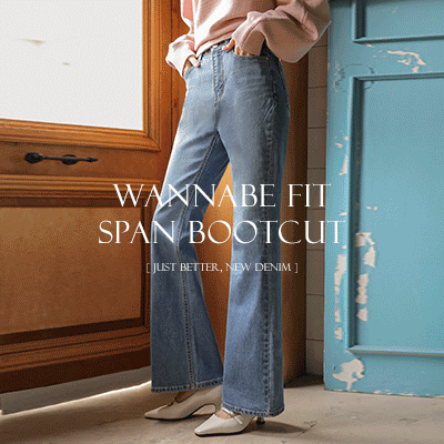 5OA0660LJ_[JUST BETTER] Wannabe fit spandex bootcut jeans (Short/Long)