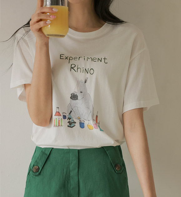 6DA29691NN_Rino Rhino Organic T-shirt