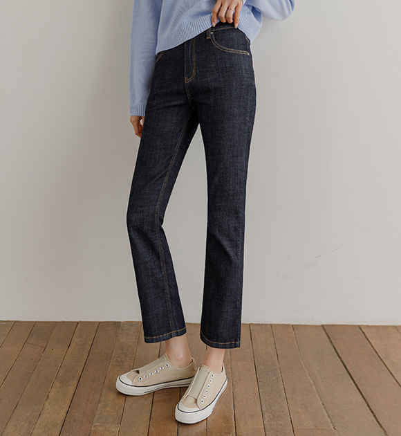 5EJ250KK_[Special Price] Honeyspan Chic Indigo Jeans (Straight/bootcut)