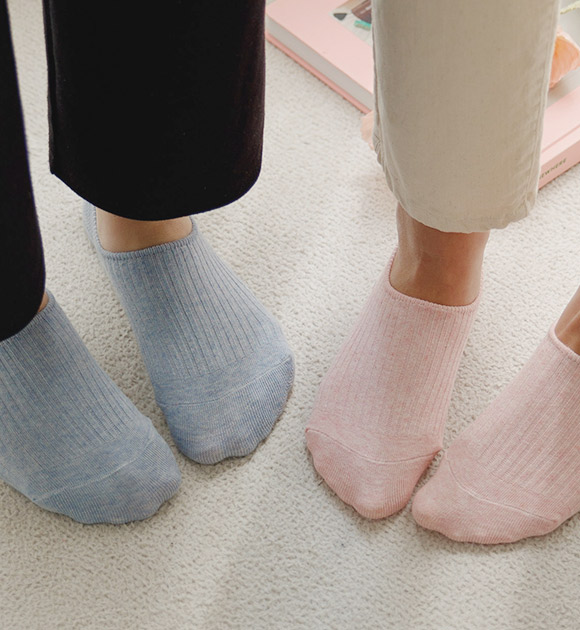 <br>9DA22618HH_1+1 ribbed silicone ankle socks