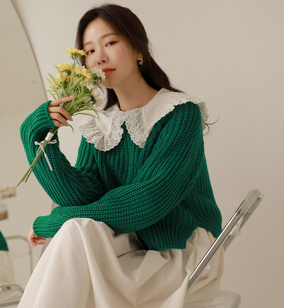 5DA24844AA_ Nerid Fresh Crop Hachi knit wear