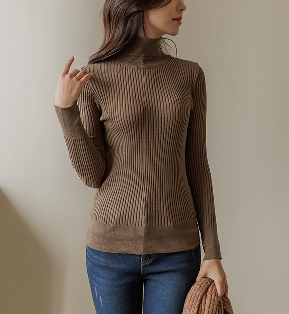 8FO0189HH_Warmware soft inner corrugated knit wear (Round&turtleneck 2type)