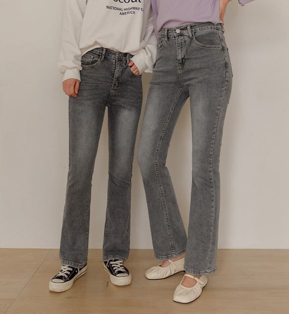 5DA27177HH_[J-BASIC] Movie Elastic spandex 3Color Bootcut Jeans (Basic&Long 2type)