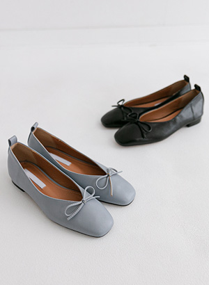 8DA27310KK_Trell leather ribbon flats