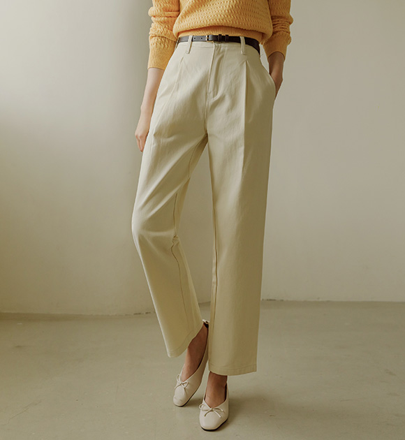 8DA27315AA_ Durban Pintuck Cotton Pants