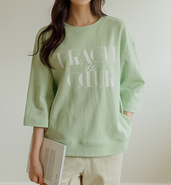 8OA0582HH_ Tyrell side slit Sweater tshirt
