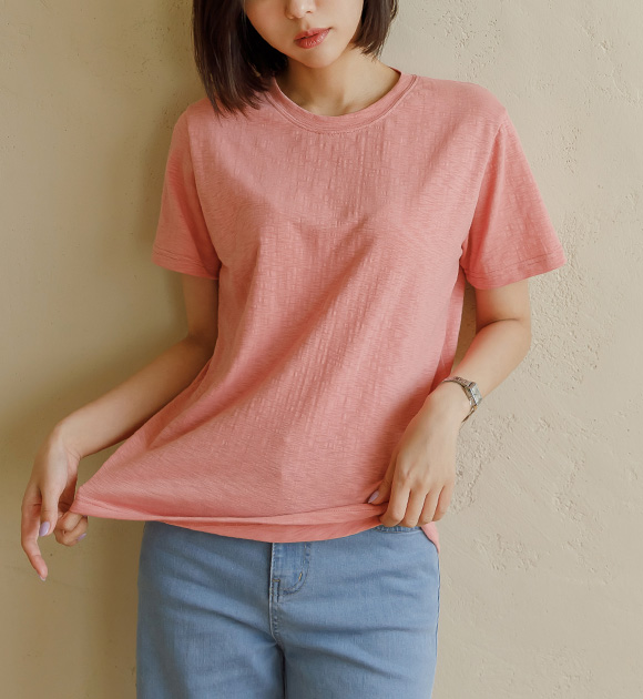 5DA28050KK_Buy 1 Get 1 Free Doori Chewy Slab Basic Short-sleeved shirt