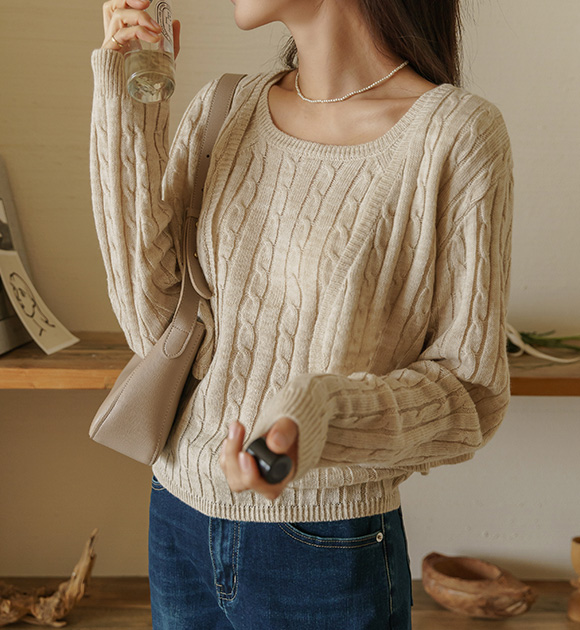 5FO0216AA_Port Twisted Bolero Wool Cardigan