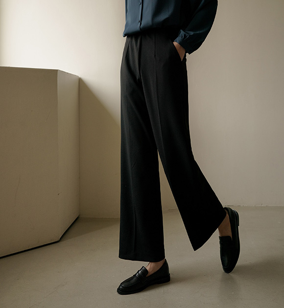 5DA28822HH_Lux in-banding wide slacks