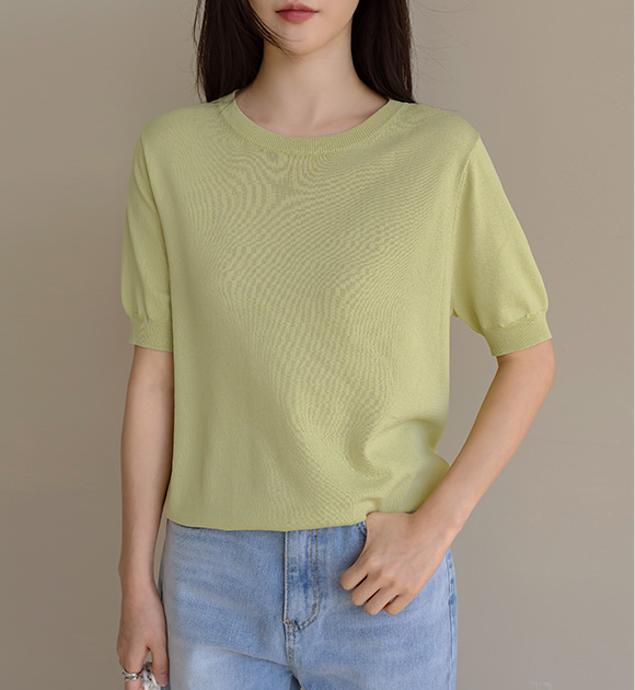 DA29743_[BETTER]Greener Round Short Sleeve Knit