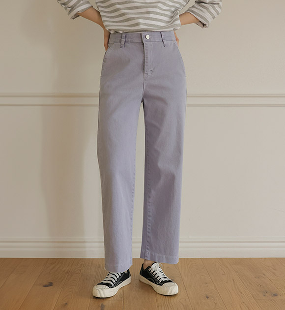 8DA29779LJ_Colorful dye washing straight pants
