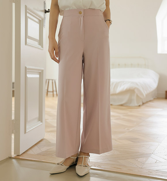 5OA0687NN_[JUST BETTER] Clean Wide Capri Summer Slacks