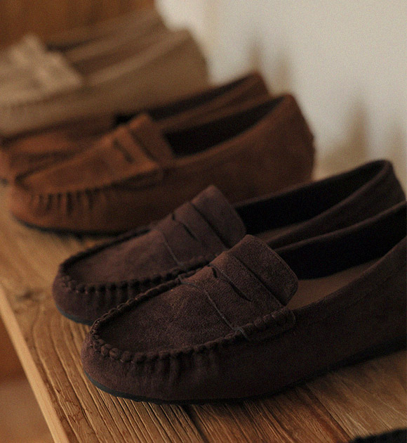 5DD00113LJ_Non-slip Suede Loafers