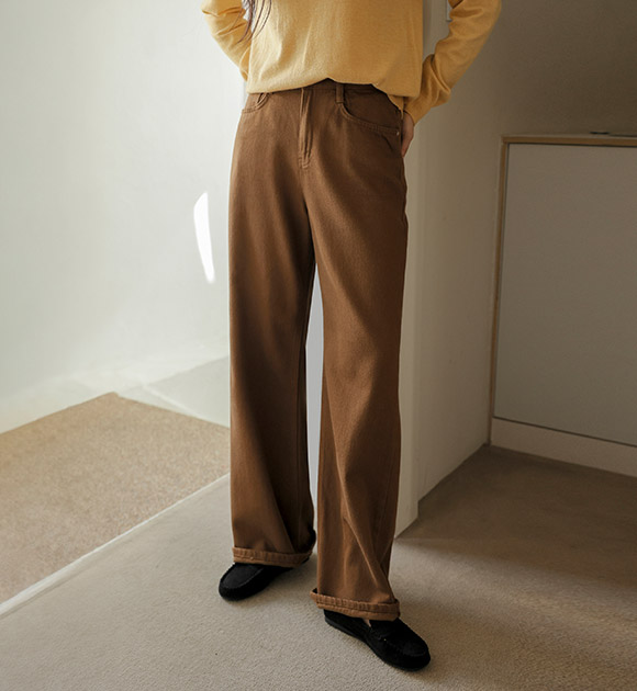 5DA30506LJ_Premium Wool Touch Wide Pants