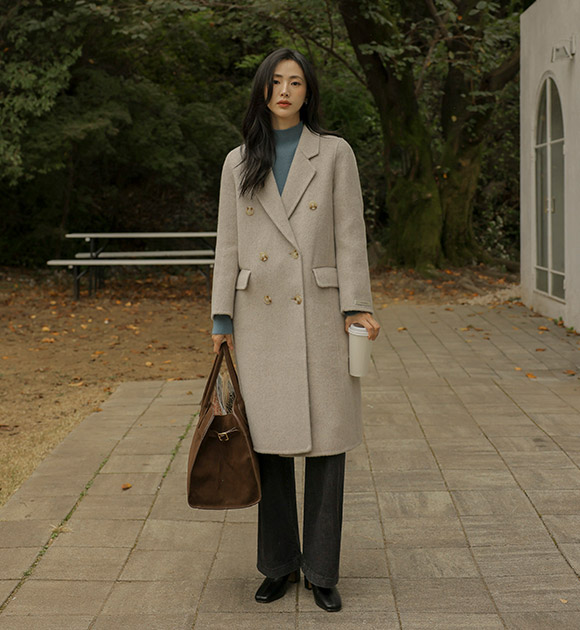 4DA30563LJ_[Hot Deal] [HANDMADE] Annyu Three Button Classic Coat