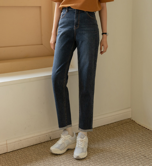 8DO0096HH_comfortable inner brushed watch pocket Baggy jeans