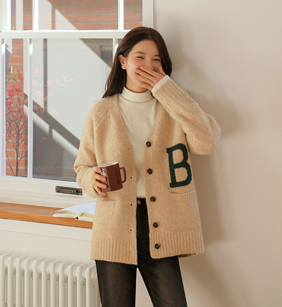 6DA30816HN_Bread B Point Pocket Cardigan