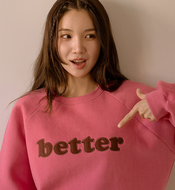 4OA0831JJ_[JUST BETTER] Better Patch Pocket Wool Brushed Sweatshirt