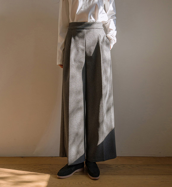 6DA32444CW_Max Skirt Pants Wool-blend Slacks