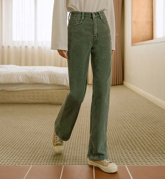 6DA30952NN_Cation Brushed Corduroy Wide Pants