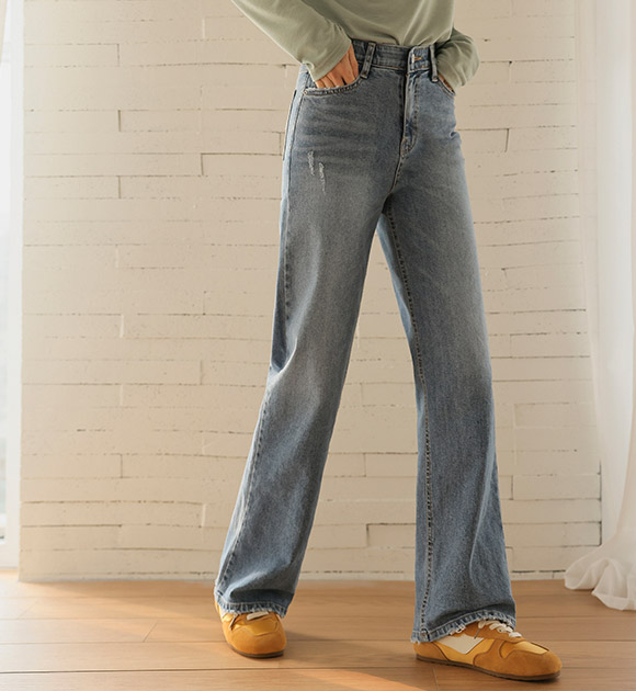 6DA31001NN_Scratch Vintage Wide Jeans