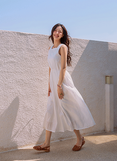6DA31309JJ_Edition Cotton Lace Sleeveless Dress