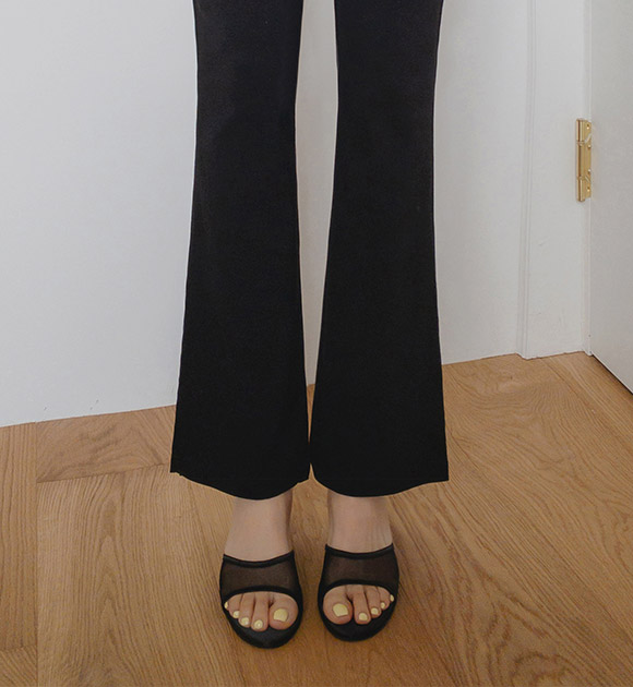 6DD00244HN_Summer Mesh Mid-heel Slippers