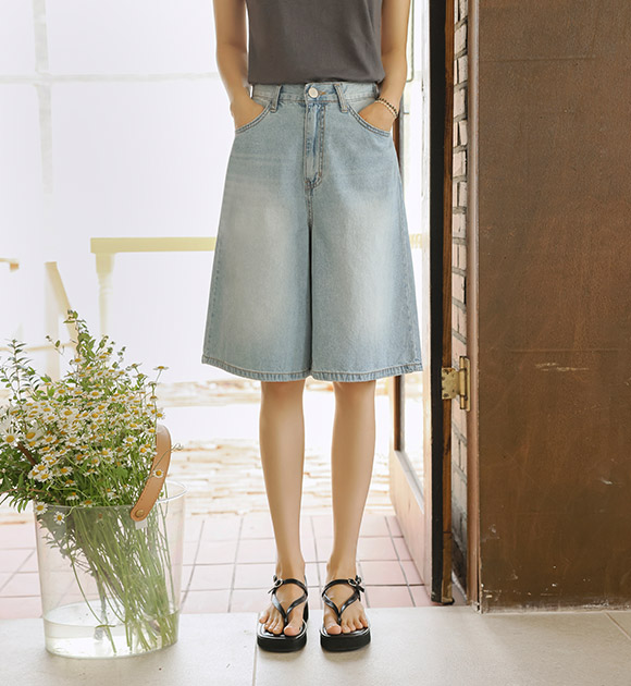 5OA0867HN_[JUST BETTER] Mild Bermuda Denim Pants