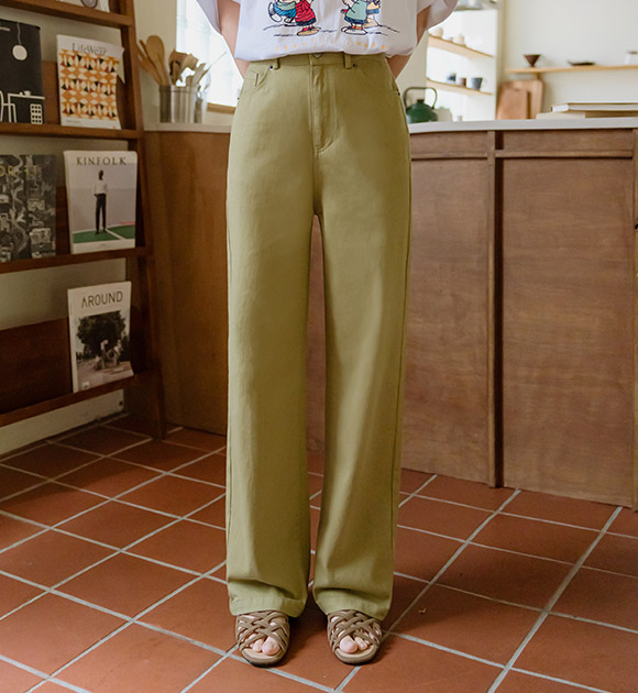 5DA31422NN_Light and Sturdy Basic Wide Pants