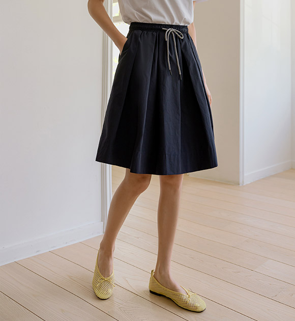 6DA31442NN_Andy Pants Lining Banding Skirt